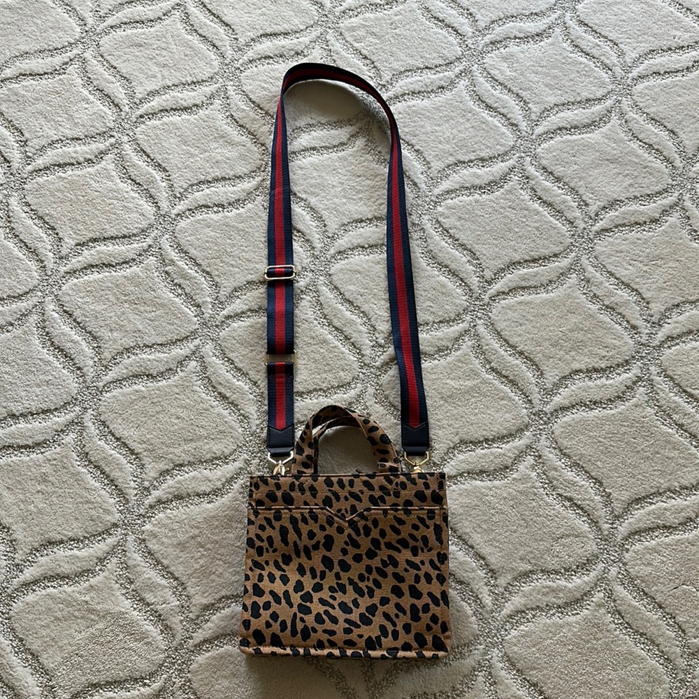 Stella & Dot Game Changer Leopard Crossbody